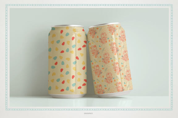Elegant Summer Roses Vector Patterns