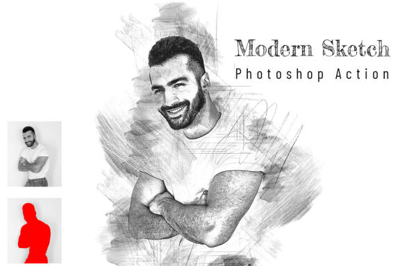 Modern Sketch Photoshop Action