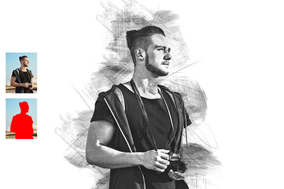 Modern Sketch Photoshop Action