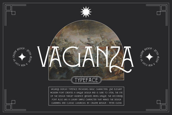 Vaganza - Vintage Serif Font
