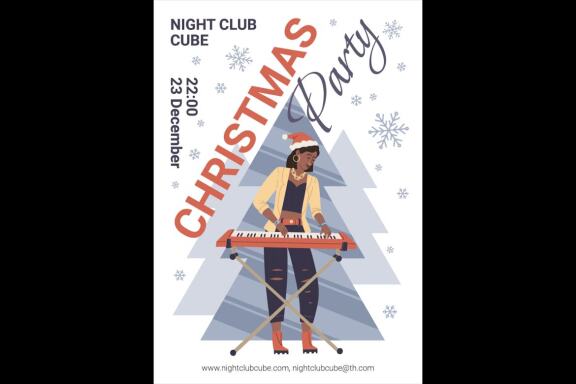 Christmas party scenes posters