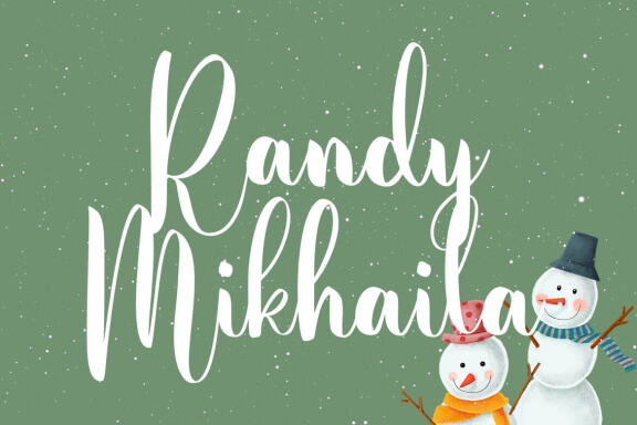 Sweety Klaus Script Font