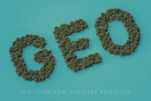 Aerial Forest - 3D Lettering