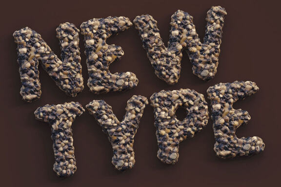Coarse Gravel - 3D Lettering