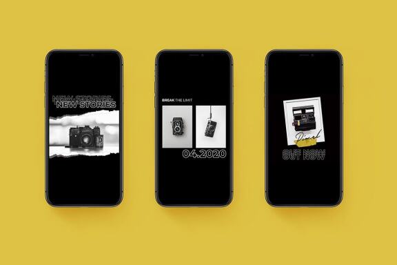 Pixel Instagram Post and Stories
