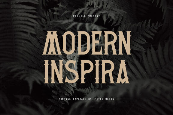 Modern Inspira Vintage Font