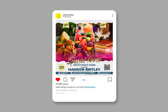 Restaurant Promo - flyer template