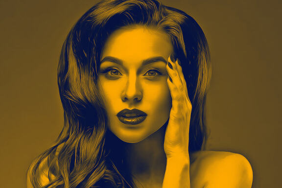 Oil Duotone FREE Photoshop Action