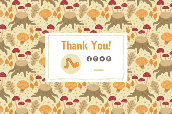 The Mushroom Forest Vector Patterns