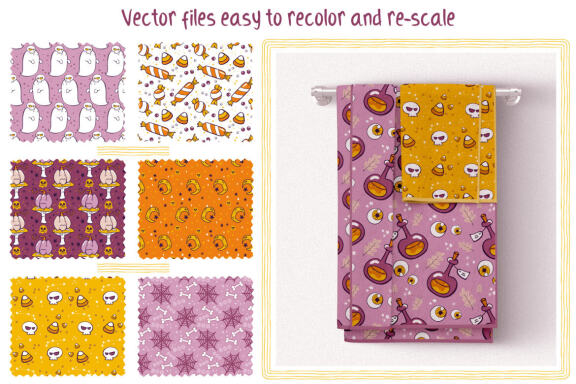 Halloween Horror Nights Vector Patterns