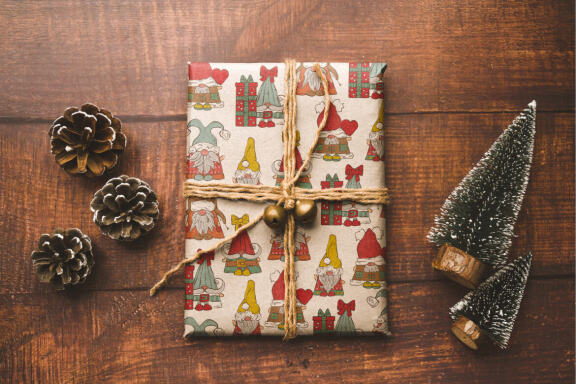 Cute Christmas Gnomes Vector Illustrations