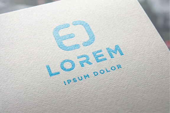 Initial ED icon design logo vector
