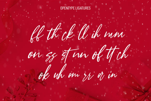 Another Christmas FREE Script Font