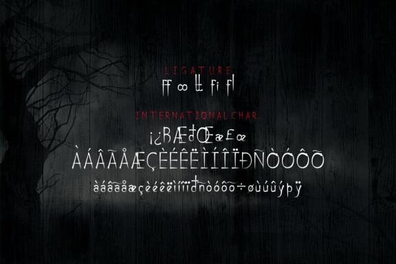 Chilax - Premium horor font