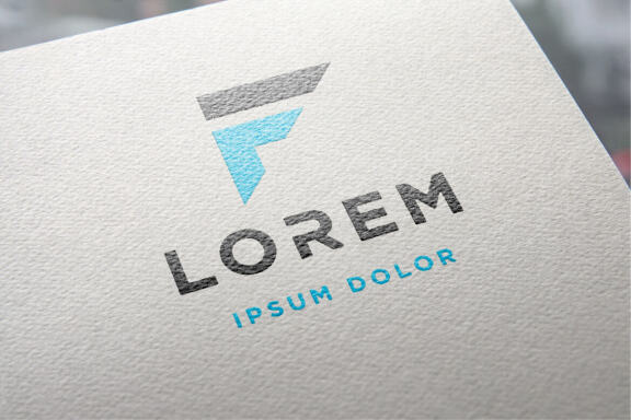 Letter F icon logo design template vector