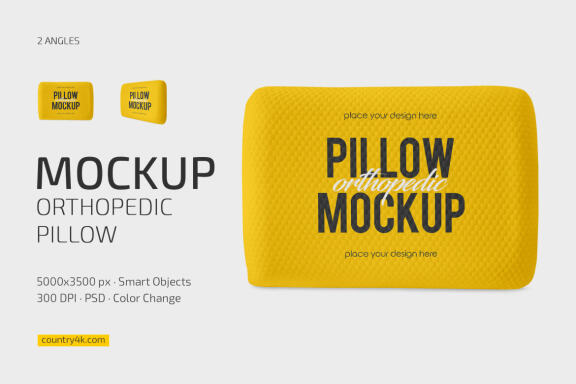 Orthopedic Pillow Mockup Set