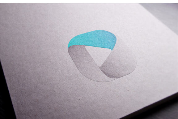Play button logo design vector graphic template