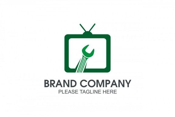 Television Repair Logo