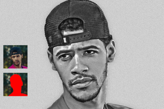 Fabric Sketch Photoshop Action