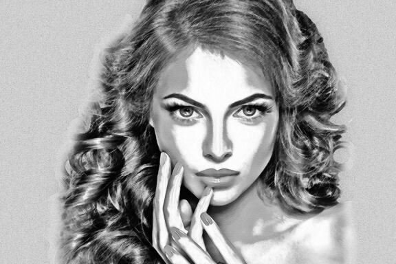 Fabric Sketch Photoshop Action