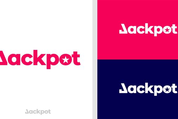 JACKPOT LOGO WORDMARK NUMBER SEVEN EDITABLE