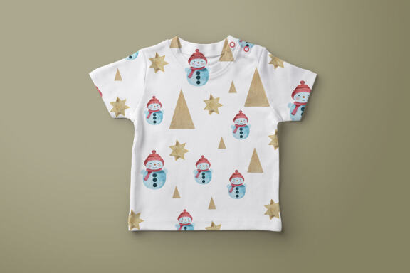 Watercolor Christmas Patterns