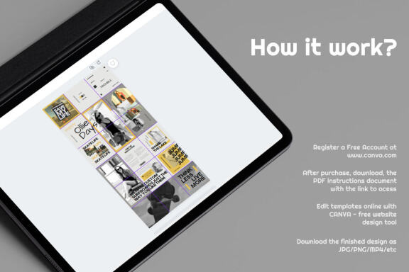 Skate Puzzle Instagram | CANVA Template 