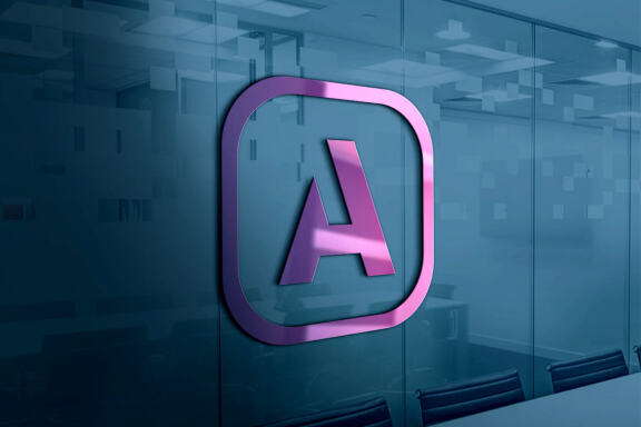 Letter A logo design creative vector template