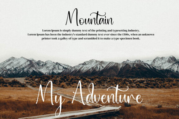 Aichella - Modern Script Font
