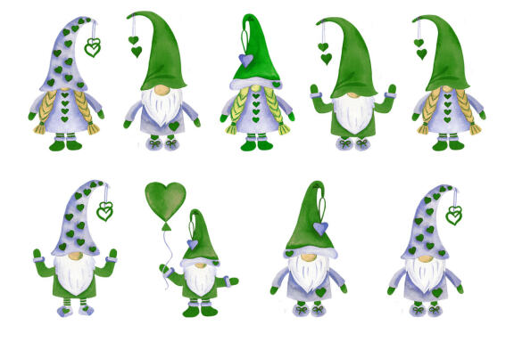  I love you. Romantic Nordic Gnomes
