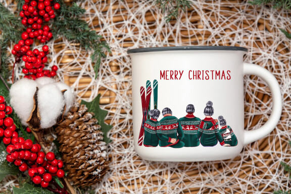 Big Christmas Family clipart Creator