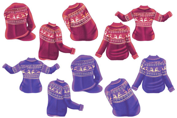 Big Christmas Family clipart Creator