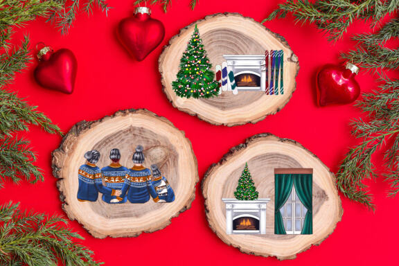 Big Christmas Family clipart Creator