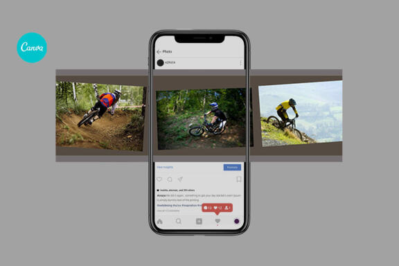 Downhill Puzzle Instagram | CANVA Template 