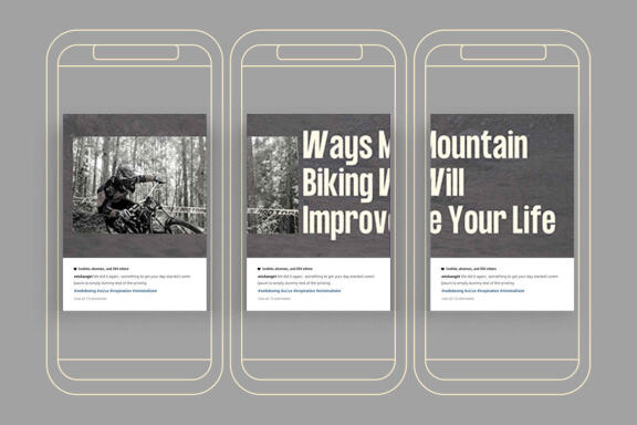 Downhill Puzzle Instagram | CANVA Template 