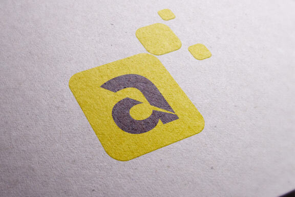 Initial A icon logo design vector