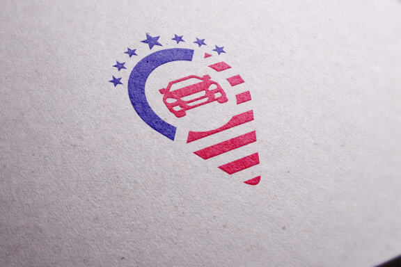 location map icon design logo vector