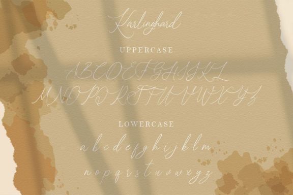 Karlinghard Luxury Signature Font