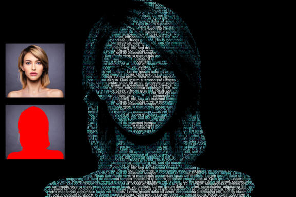 Text Portrait Poster Photoshop Action