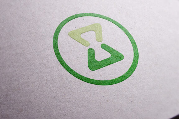 Timer lab logo design vector template