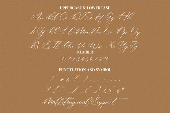 Andaeni - Modern Calligraphy Font