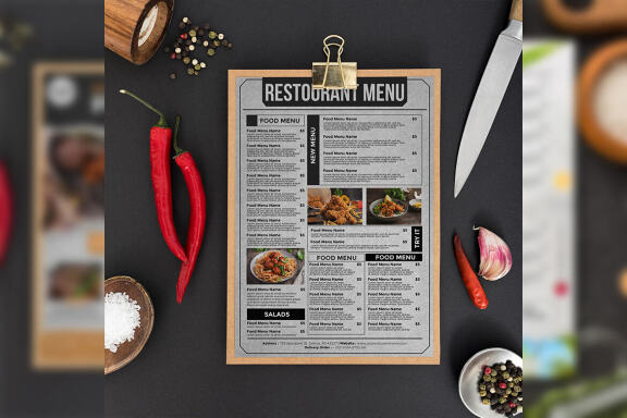 Classic Restaurant Menu