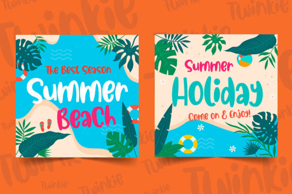 Twinkie - cute & playful font