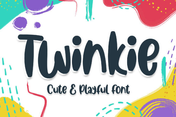 Twinkie - cute & playful font