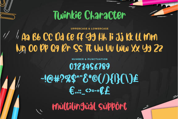 Twinkie - cute & playful font