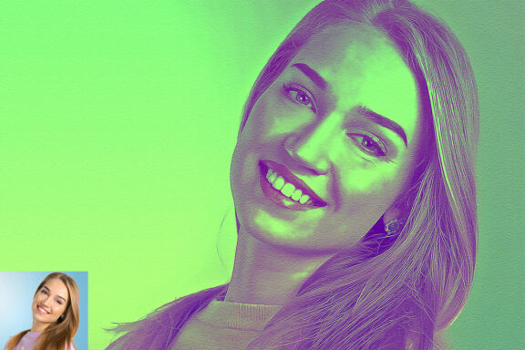 Acid Color Effect Photoshop Action