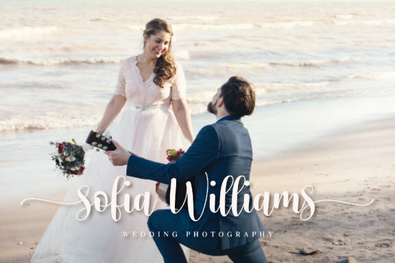 romantic together - a chic script font
