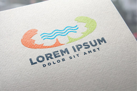 Fishing logo design vector