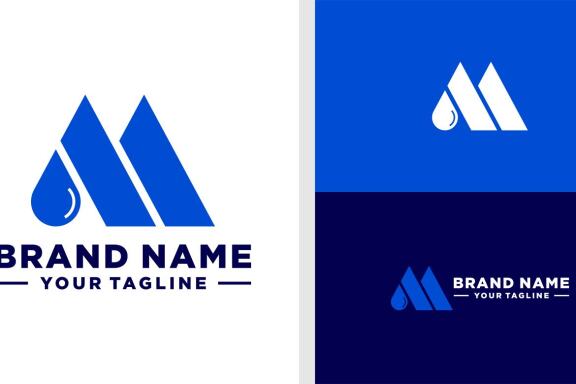blue letter m logos
