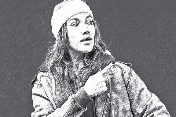 Pencil Hand Drawing Action